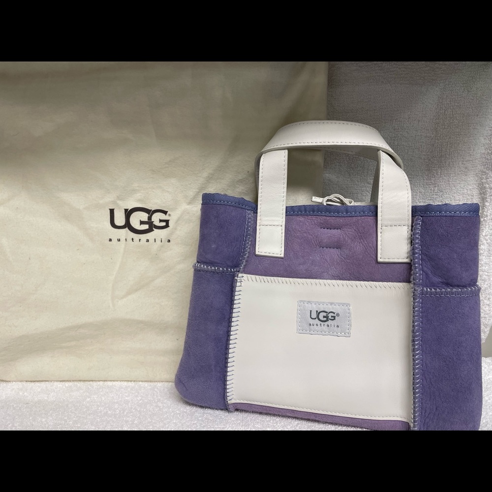UGG Purple with White trim handbag